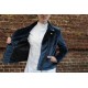 Biker Jacket Blue Velvet 